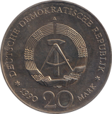 1989 20 MARK BERLIN GERMAN DEMOCRATIC REPUBLIC