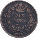 1834 SIX PENCE ( GF )