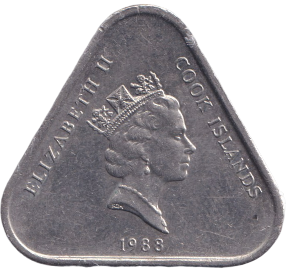 1988 TWO DOLLAR COOK ISLAND