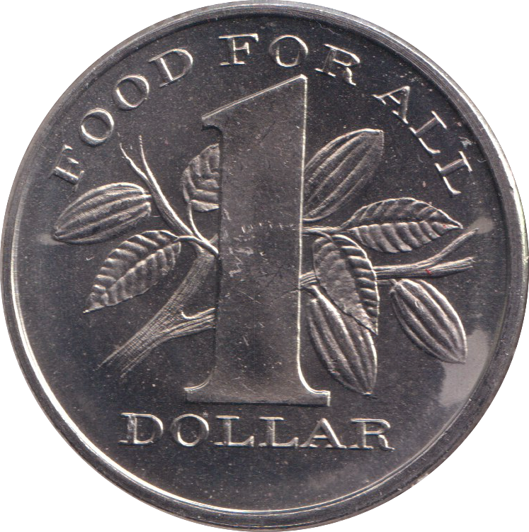 1969 ONE DOLLAR TRINIDAD AND TOBAGO