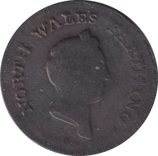 1791 SOUTH WALES FARTHING TOKEN