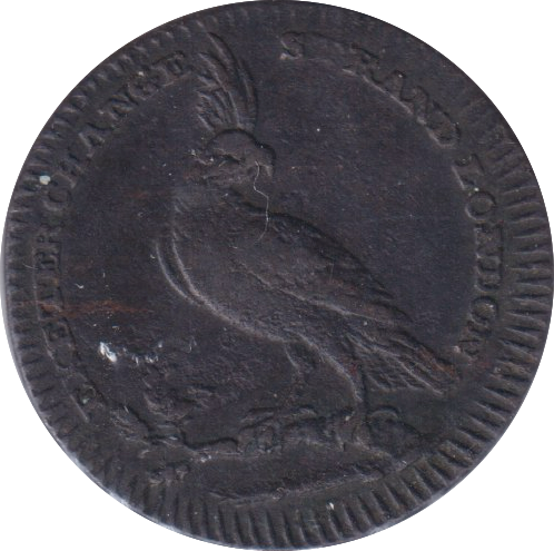 1795 PIDCOCK EXHIBITION FARTHING TOKEN ELEPHANT