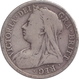 1900 HALF CROWN ( NF )