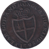 1795 WILLIAM OF LONDON HALFPENNY TOKEN