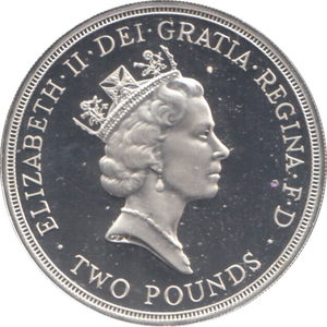 1995 £2 DOVE OF PEACE SILVER PROOF