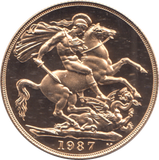 1987 PROOF DOUBLE SOVEREIGN