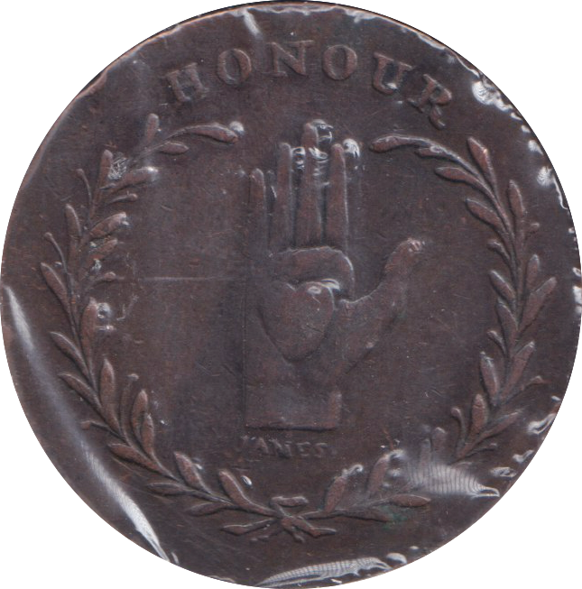 1794 HALFPENNY TOKEN SPENCER MIDDLESEX