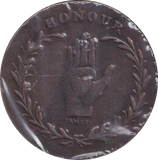 1794 HALFPENNY TOKEN SPENCER MIDDLESEX