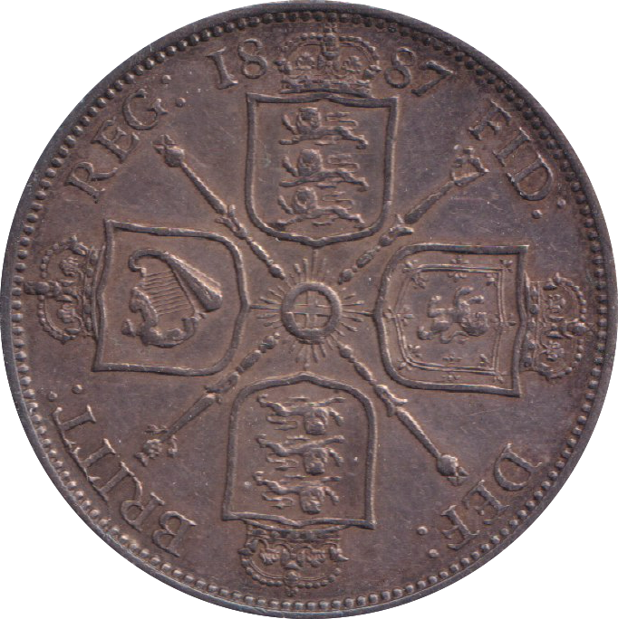 1887 FLORIN ( AUNC )