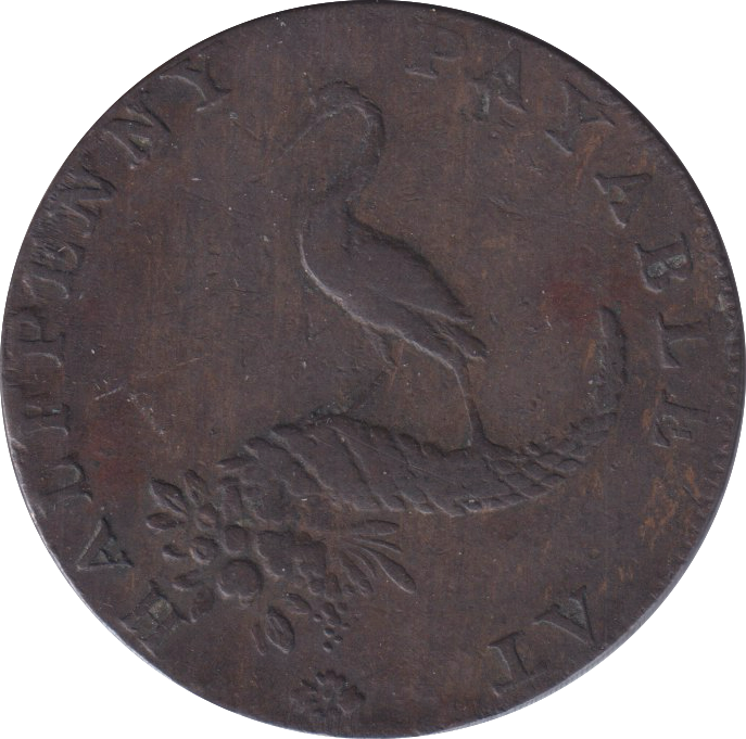 1792 BIRMINGHAM HALFPENNY TOKEN