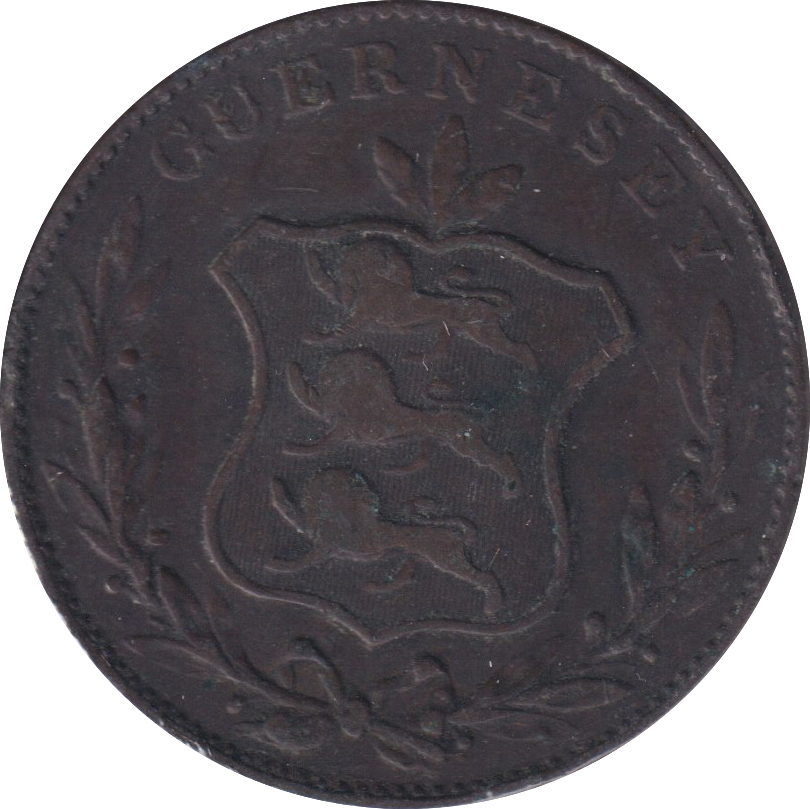 1834 8 DOUBLES GUERNSEY