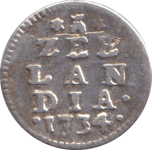 1734 SILVER 2 STUIVER ZEELAND