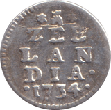 1734 SILVER 2 STUIVER ZEELAND