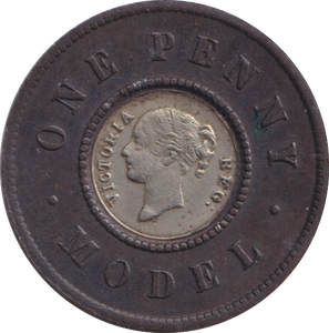 1844 MODEL PENNY TOKEN