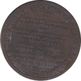 1811 WOODS OLD STOCK EXCHANGE HALFPENNY TOKEN