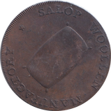 1793 SHREWSBURY HALFPENNY TOKEN