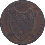 1792 HALFPENNY TOKEN NORWICH