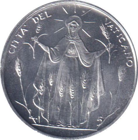 1968 5 LIRA VATICAN