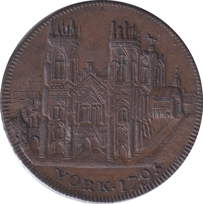 1793 YORK HALFPENNY TOKEN