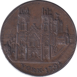 1793 YORK HALFPENNY TOKEN