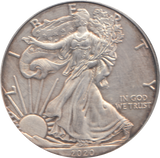 2020 1 OZ FINE SILVER 1 DOLLAR USA