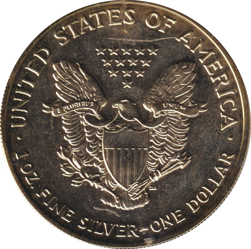 2005 GOLD PLATED COLOURED LIBERTY DOLLAR USA