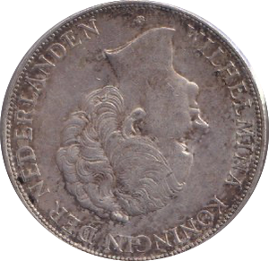 1938 SILVER NETHERLANDS 2 1/2 GULDEN