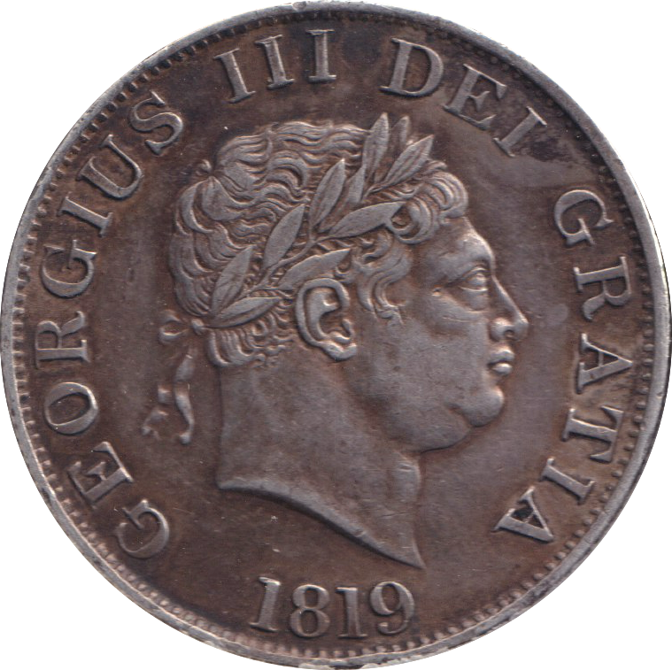 1819 HALFCROWN ( GVF )