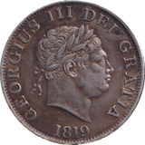 1819 HALFCROWN ( GVF )