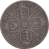 1887 DOUBLE FLORIN ( GF )