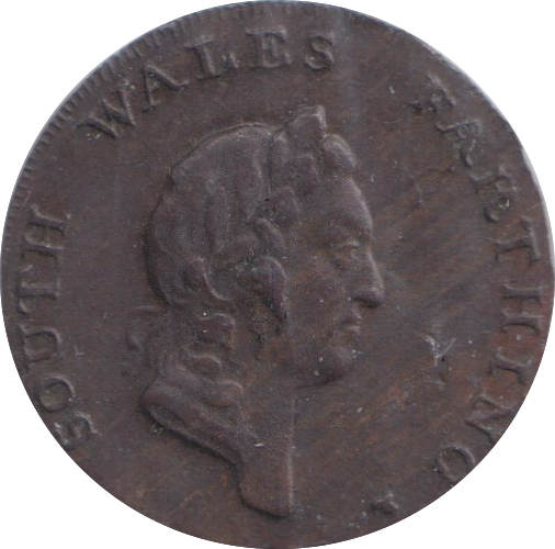 1793 SOUTH WALES FARTHING TOKEN