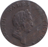 1793 SOUTH WALES FARTHING TOKEN