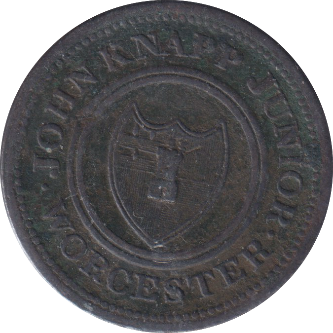 1813 WORCESTER HALFPENNY TOKEN