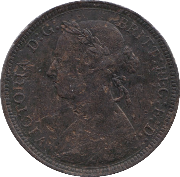 1890 HALFPENNY ( GF )