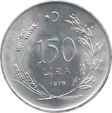 1979 TURKEY SILVER 150 LIRA