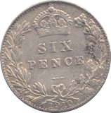 1910 SIXPENCE ( GVF )