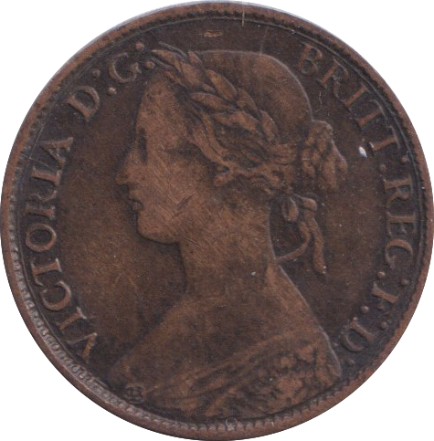 1860 FARTHING ( GF )