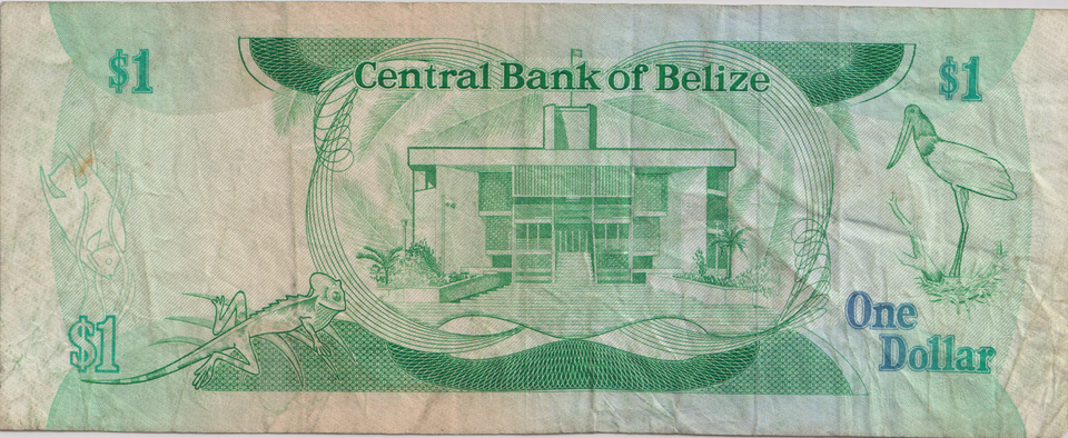 1983 ONE DOLLAR BELIZE BANKNOTE REF-1767
