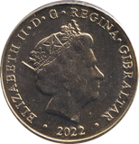 2022 ONE POUND ELIZABETH II GIBRALTAR