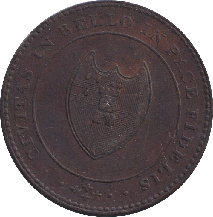1811 HALFPENNY TOKEN WORCESTER