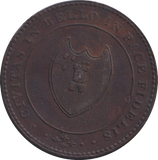 1811 HALFPENNY TOKEN WORCESTER