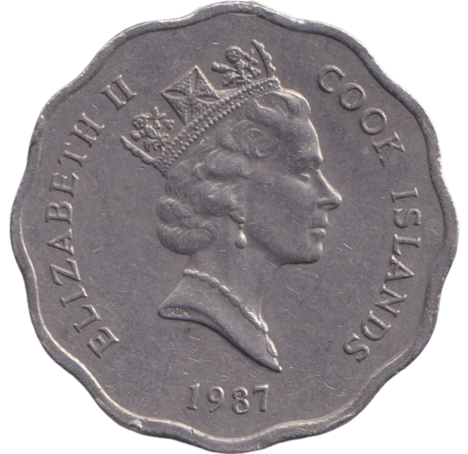 1987 ONE DOLLAR COOK ISLAND