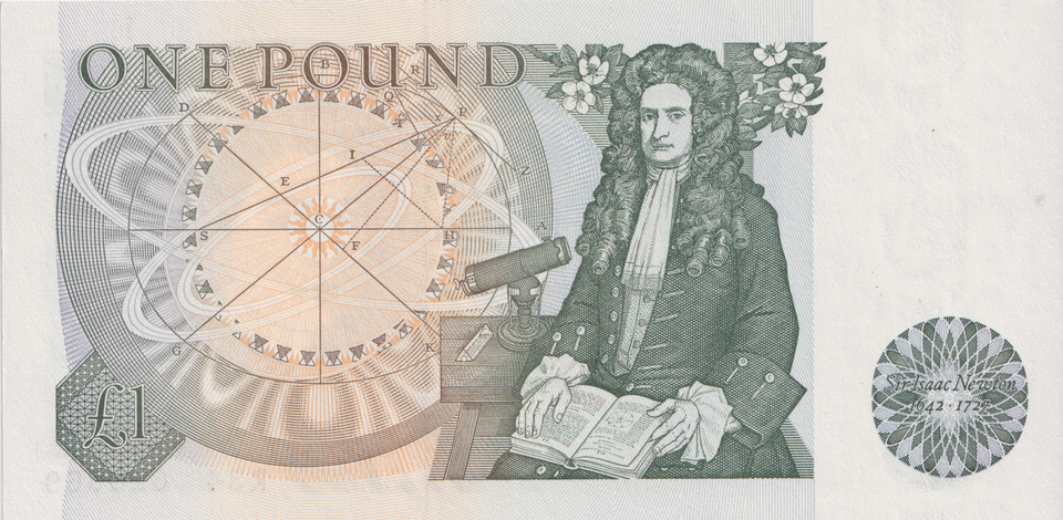 1978 ONE POUND BANKNOTE PAGE ( UNC ) REF £1-60