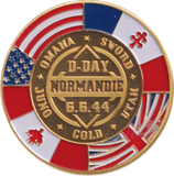 2001 D-DAY LANDINGS NORMANDY MEDALLION