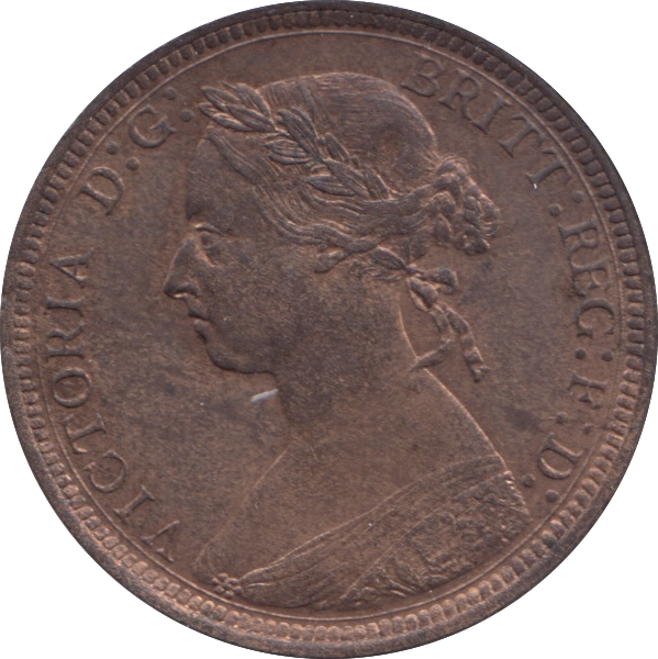 1890 HALFPENNY ( BU )