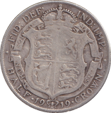 1919 HALFCROWN ( FINE )