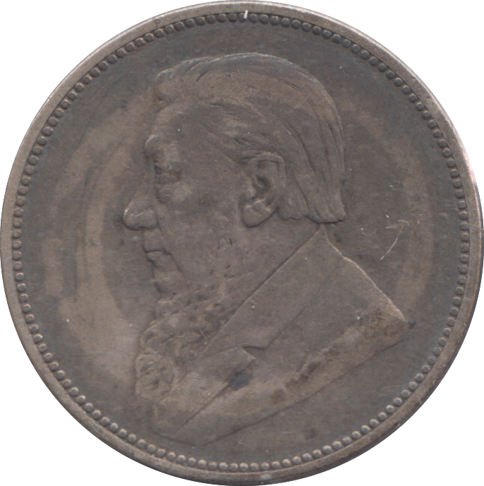 1896 SILVER 2 SHILLING SOUTH AFRICA