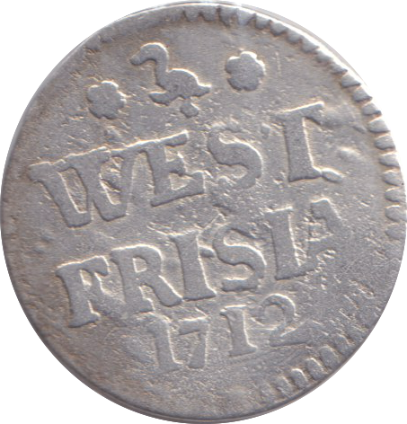 1712 SILVER 2 STUIVER WEST FRIESLAND