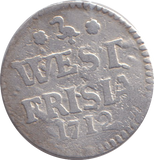 1712 SILVER 2 STUIVER WEST FRIESLAND