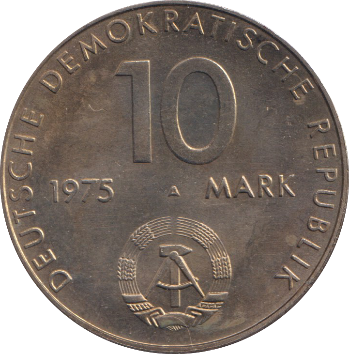 1975 10 MARK WARSAW PACT GERMAN DEMOCRATIC REPUBLIC